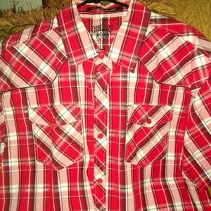 Xxl South pole plaid short sleeve